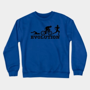 Evolution of a Triathlete Crewneck Sweatshirt